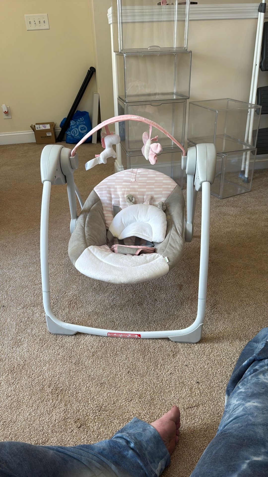 Unicorn Baby Girl Swing