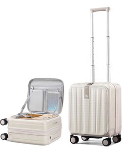 Hanke Top Opening Carry-On - Expandable 16 Inch Airline Approved Spinner