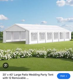 New Large Patio Wedding Party Tent 20’x40’