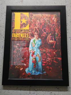 Elton John 2022 Yellow Brick Road Limited Edition Poster