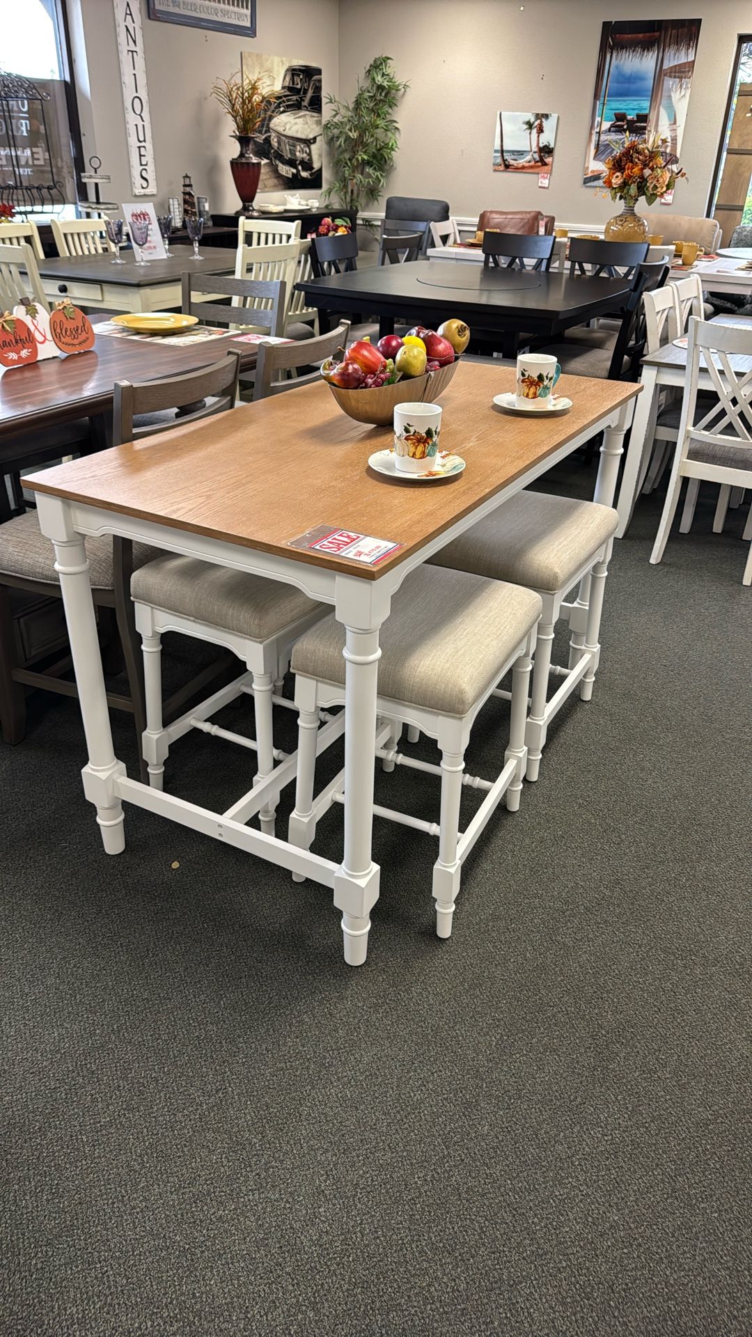 Counter Height Table With Stools