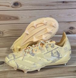 Men's Adidas Adizero Electric 2 Currency Neutral Gold Football Cleats Sz 11🏈