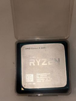 1) AMD Ryzen 5 2600