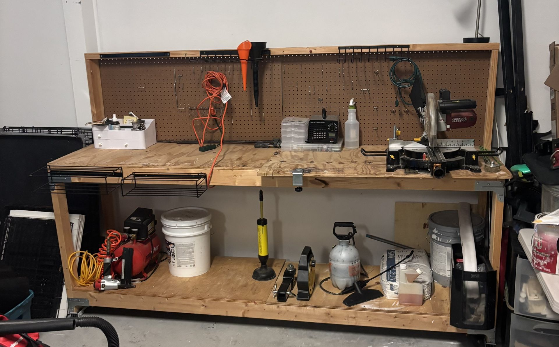 Simpson Strong Tie Workbench With Pegboard