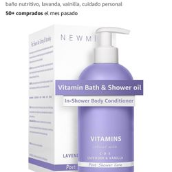 Acondicionador corporal con vitamina de lavanda