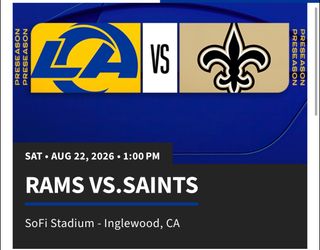 RAMS VS SAINTS