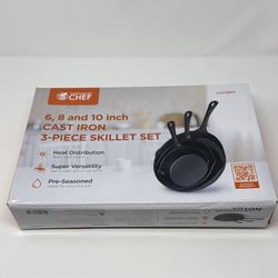 Cast Iron Skillet Set