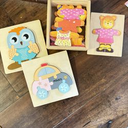 $3 - Puzzles Wooden Melissa And Doug 