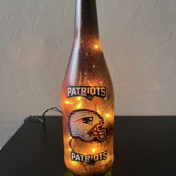 Patriots Glass Bottle Lamp