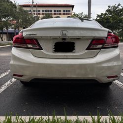 2015 honda civic (FWD) ex-l white 1.8