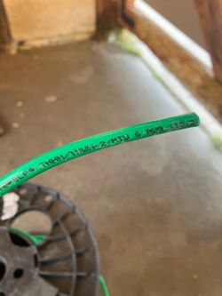 Green 6 gauge stranded wire