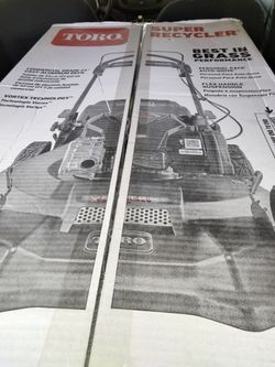 New Toro Super Recycler Lawnmower