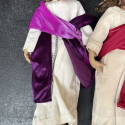 Vintage Titus Tomescu 16" Porcelain Jesus Dolls