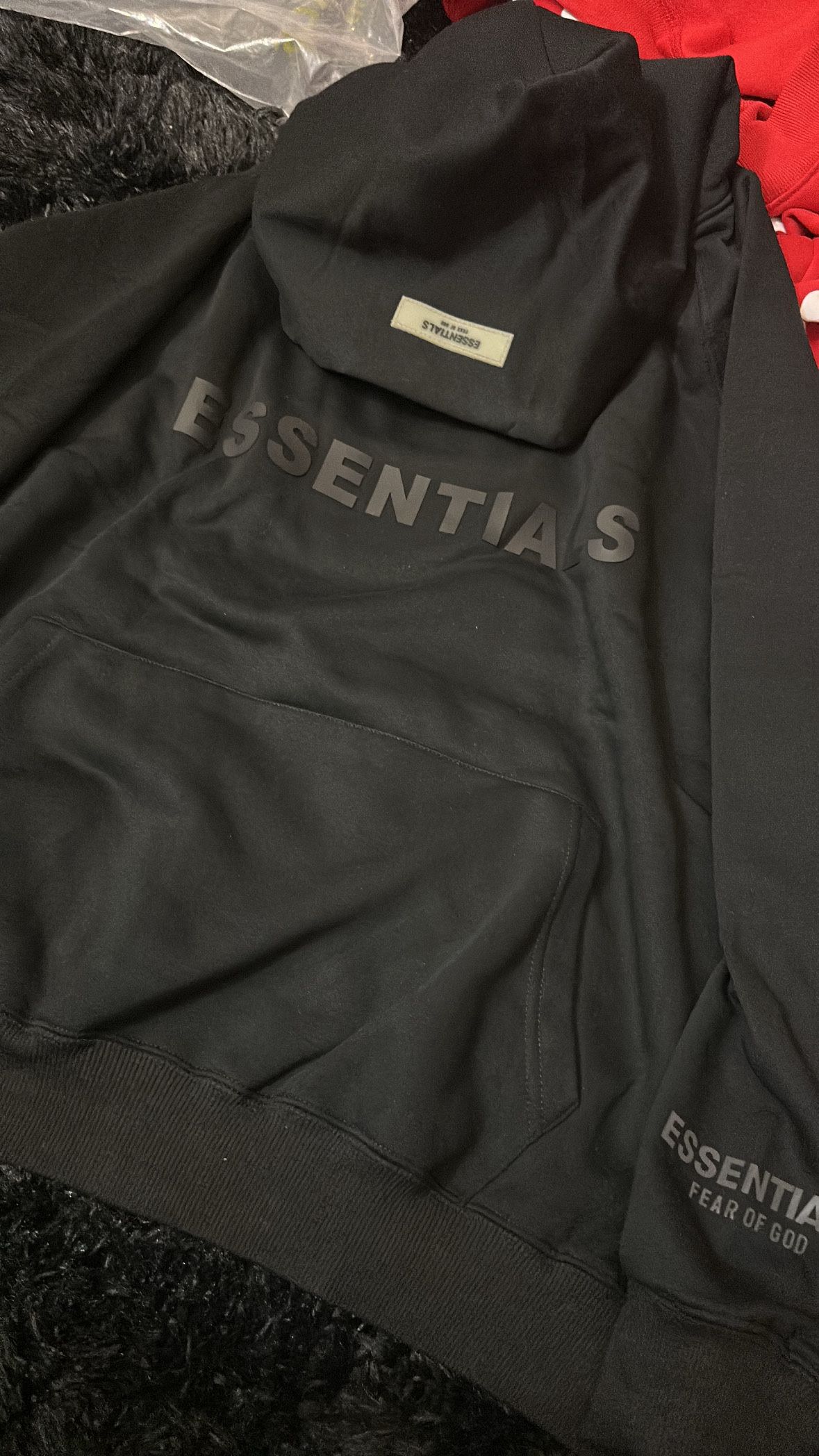 Essential Black Hoodie