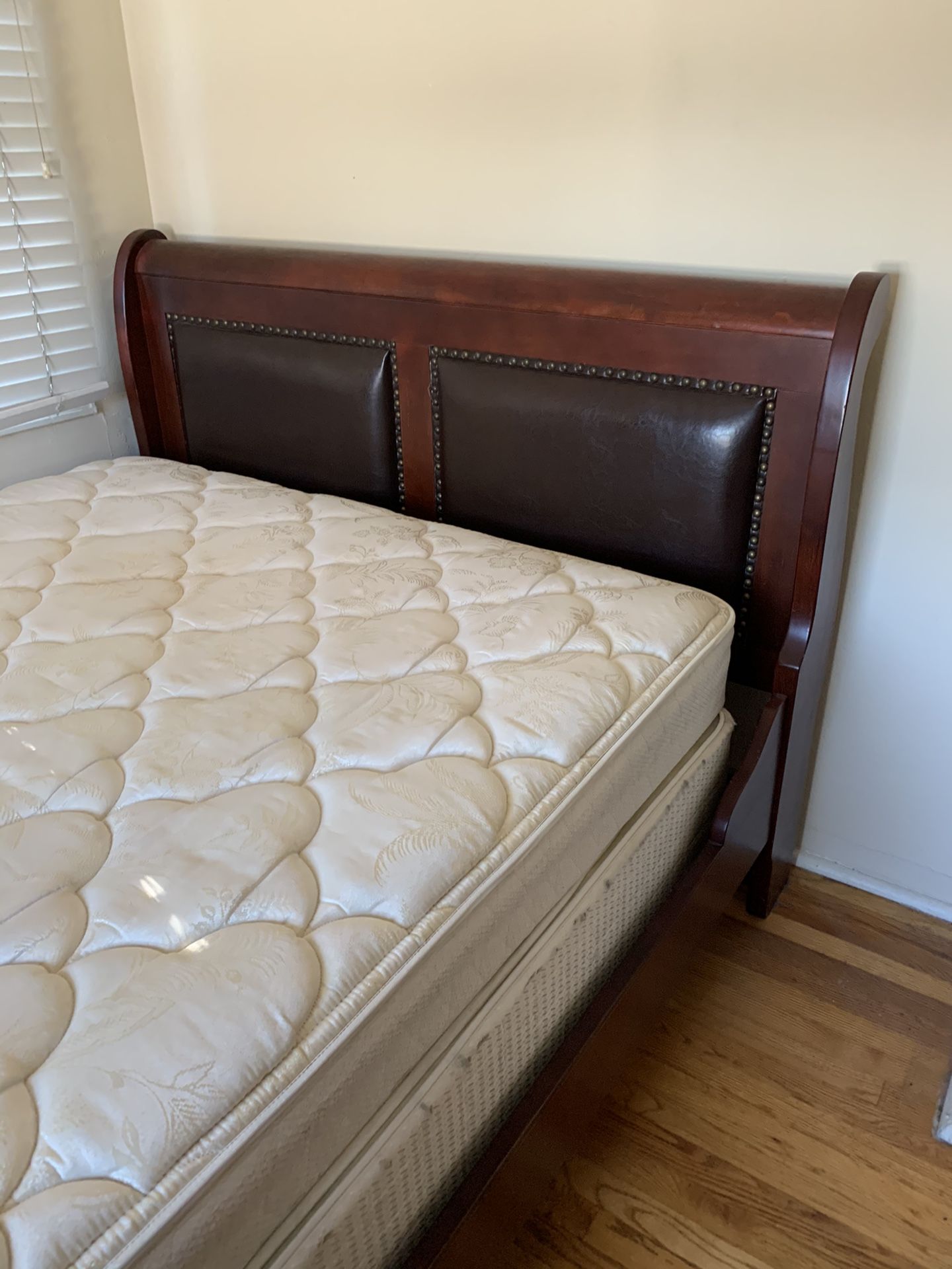 Queen Sleigh Bed frame (mattress not included)