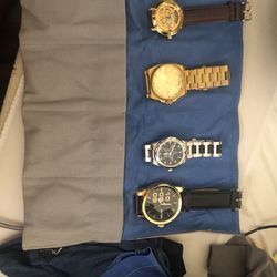 Men’s Watches W/ Pouch