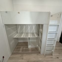 IKEA Loft Bed With Removable Desk