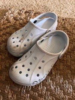 CROCS Light Blue Clogs Size 6
