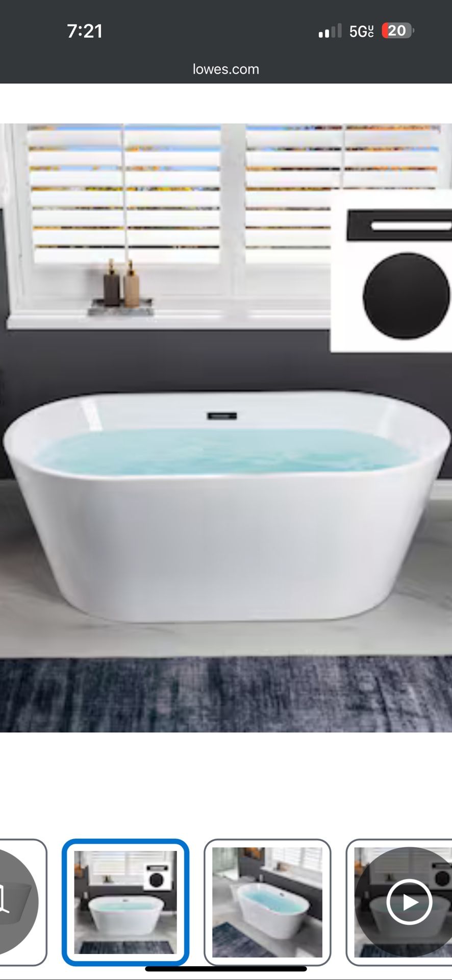 Woodbridge Freestanding Bathtub