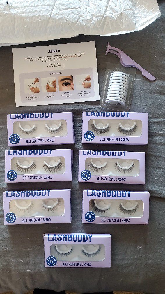 Lash Buddy 7 Pairs Plus Extra Bands NEW