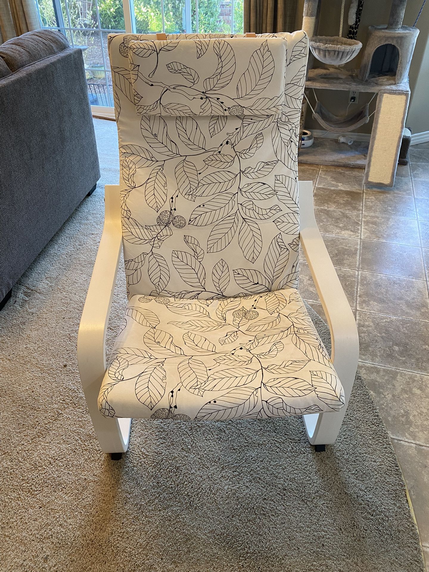 White Poang Chair