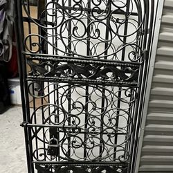 Patina Green 45 Bottle Wine Rack with Lock