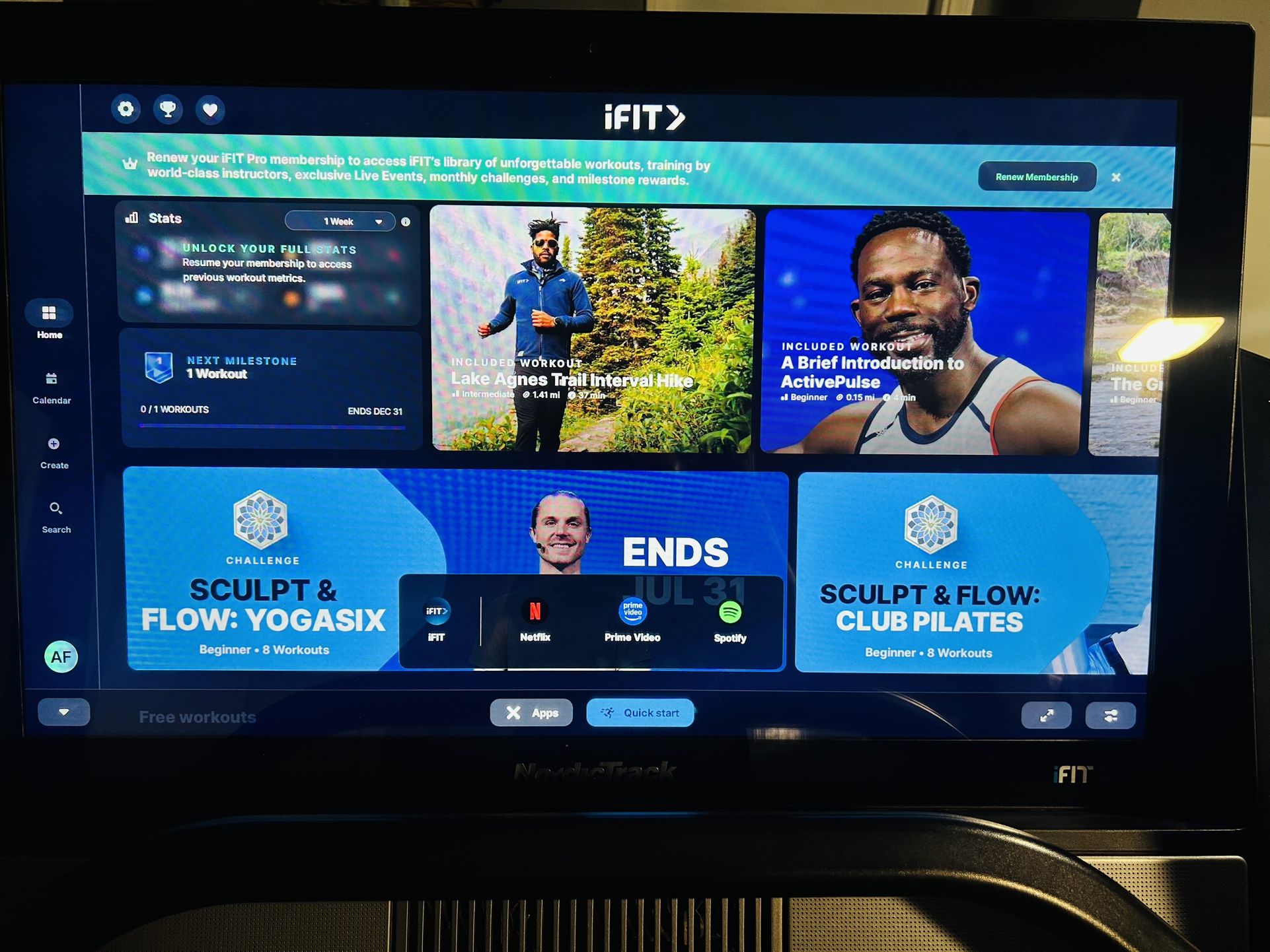 NordicTrack Treadmill