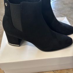 Calvin Klein Black Suede Boots