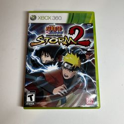 Naruto Shippuden  Ultimate Ninja Storm 2 Microsoft Xbox 360, TESTED & WORKING!