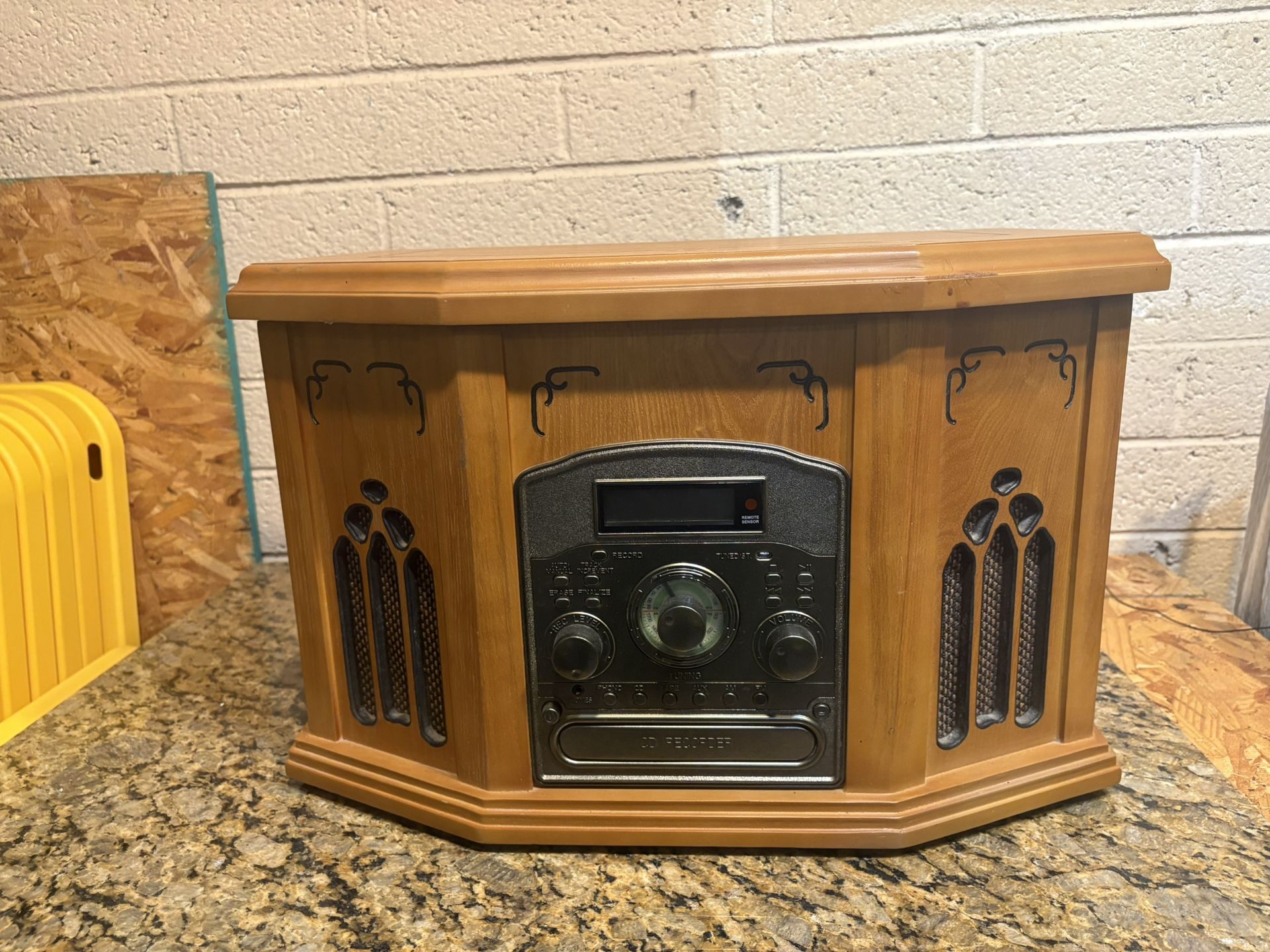 Record Player With CD Recorder