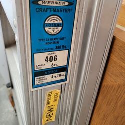 Werner 6 Ft Metal Ladder-Used