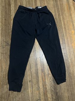 Puma Black Elastic Waistband Pants
