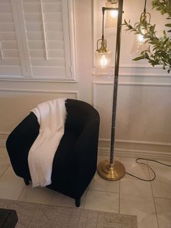 New Black Club Chair