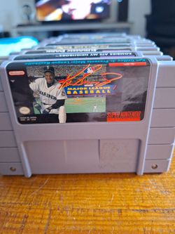 SNES Ken Griffey Jr Presents MLB