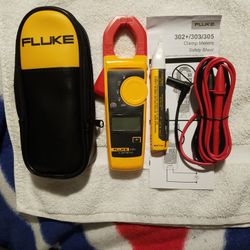 Fluke 302 Amp Clamp/Voltage Meter And Fluke Tick Tracer. 