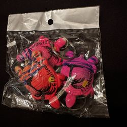 El Salvador Tropical Turtle Keychain Set 