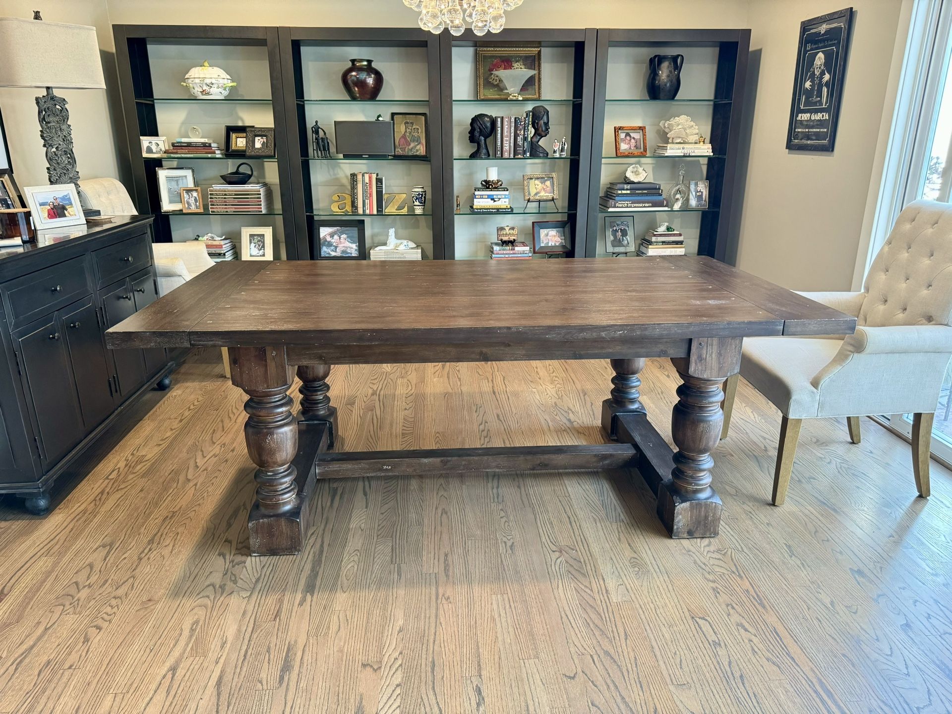 REDUCED!! $500. MUST GO! Restoration Hardware 1930’s Farmhouse Dining Table. UPDATED DIMENSIONS