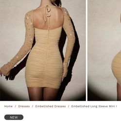 Ohpolly Dress Gold