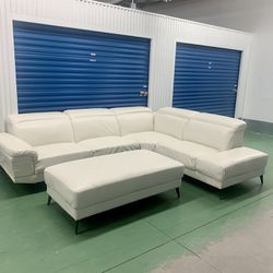 White Sectional Sofa Set