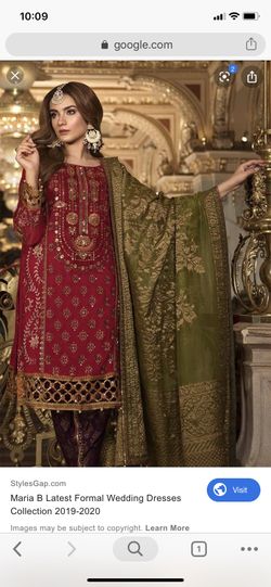 Like new 3 piece Maria b party dress