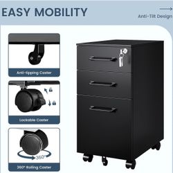 Three Drawer Filing Cabinet 