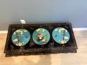 Hand painted Japanese table