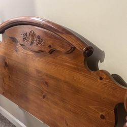 Queen Bedframe and Boxspring 