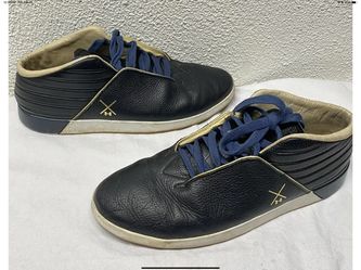 Under Armour X Sample Leather Mid Boots - 1249699-001 - Blue Size 12.5