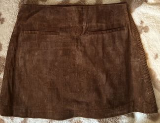 Zara corduroy mini skirt