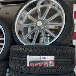 WHEELS US MAGS 22” STAGGERED C10 OBS 