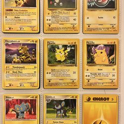 Binder Collection of 108 Vintage Pokemon Cards in Near Mint Condition Lot #1