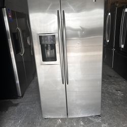 36” GE REFRIGERATOR FRIDGE REFRIGERADOR NEVERA HELADERA GOOD CONDITION DELIVERY FREE 100 DAYS WARRANTY 