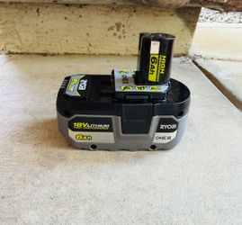RYOBI ONE+ 18V 6.0 Ah Lithium-Ion HIGH PERFORMANCE Battery New
