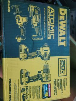 Dewalt Atomic 4 Piece Brand New